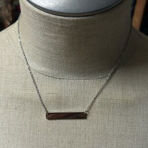 Stainless Steel Bar Necklace‎ - Gold & Silver Options